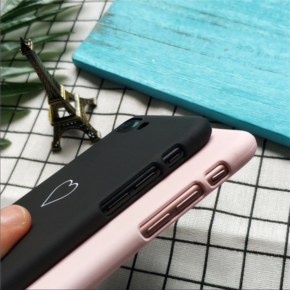 2/$20 iPhone Matte Heart Case Multiple Sizes - Picture 5 of 8